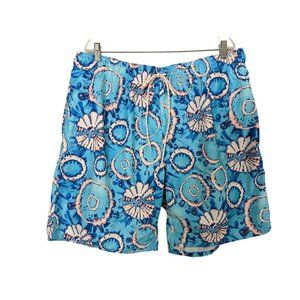 FOUNDRY pink blue mens swim‎ trunks size 2XL